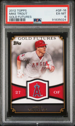2012 Topps Gold Futures Mike Trout #GF16 PSA 6