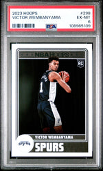 2023 Hoops Victor Wembanyama #298 PSA 6