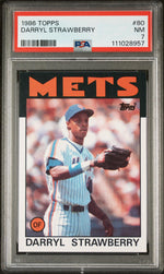 1986 Topps Darryl Strawberry #80 PSA 7