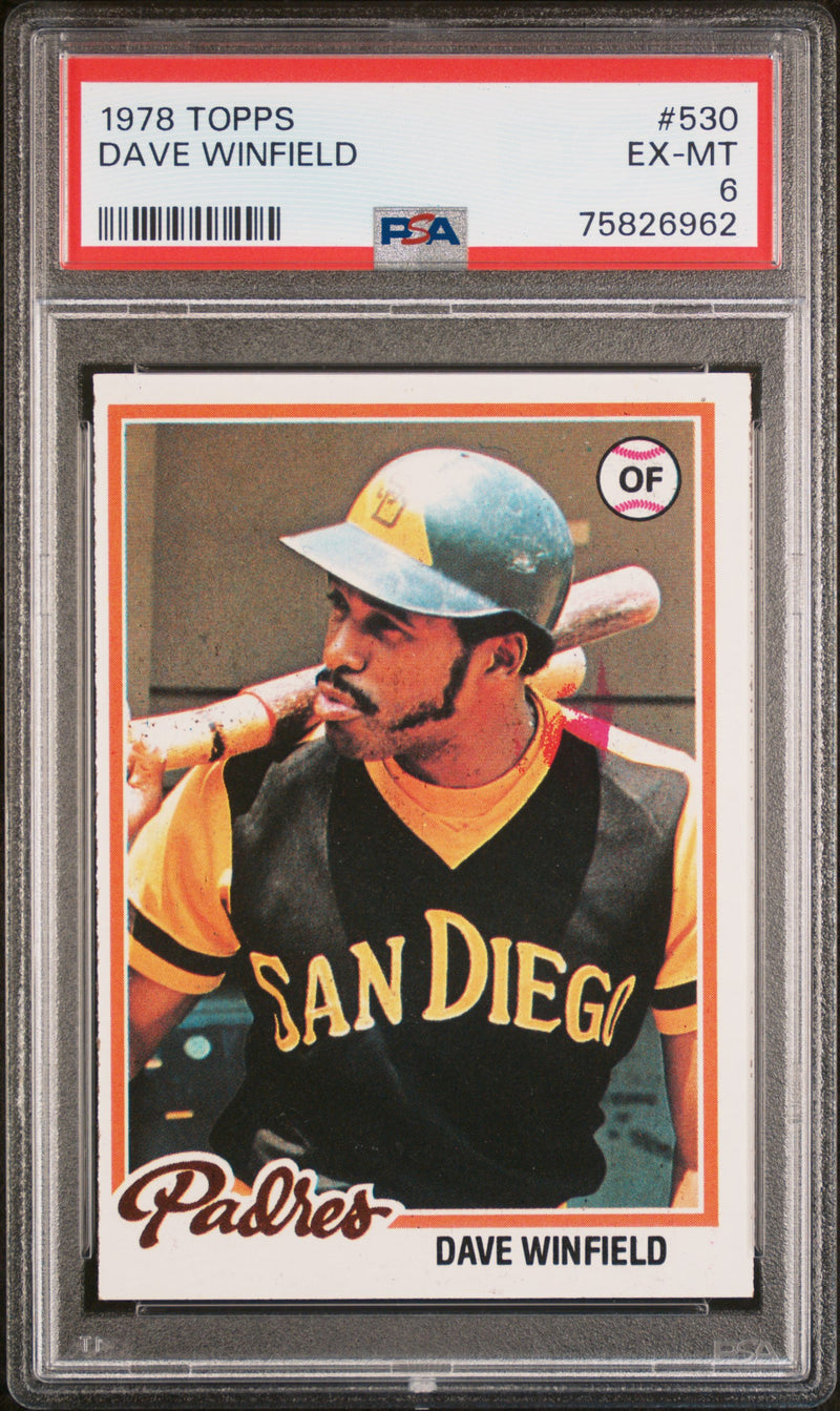 1978 Topps Dave Winfield #530 PSA 6