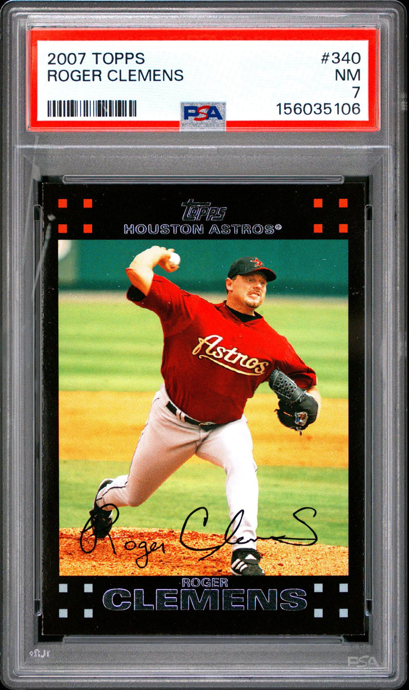 2007 Topps Roger Clemens #340 PSA 7