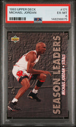 1993 Upper Deck Season Leaders Michael Jordan #171 PSA 6