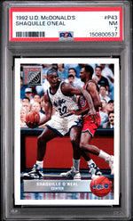 1992 Upper Deck Mcdonald's Shaquille O'Neal #P43 PSA 7