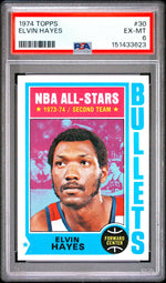 1974 Topps Elvin Hayes #30 PSA 6