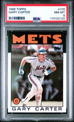 1986 Topps Gary Carter #170 PSA 8