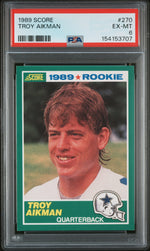 1989 Score Rookie Troy Aikman #270 PSA 6