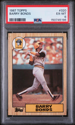 1987 Topps Barry Bonds #320 PSA 6