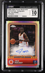 2024 Topps Chrome # Jrue Holiday McDonald's All American - Autographs Auto CGC 10
