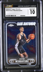 2024 Topps Chrome #193 Victor Wembanyama CGC 10