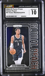 2024 Prizm #9 Victor Wembanyama Global Reach CGC 10