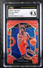 2020 Panini Select #81 Tyrese Maxey CSG 9.5