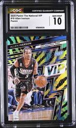 2025 Prizm #18 Allen Iverson The National VIP CGC 10