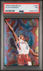 1996 Fleer Metal Allen Iverson #236 PSA 7