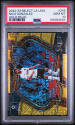 2022 Panini Select La Liga Gold Mojo Nico Gonzalez #245 /30 PSA 10