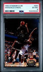 1992 Stadium Club Shaquille O'Neal #201 PSA 6