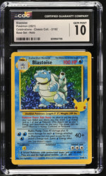 2021 Celebrations #2/102 Blastoise Classic Collection CGC 10