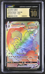 2021 Pokemon #209/198 Tornadus VMAX Chilling Reign CGC 10
