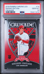2018 Panini Chronicles Crusade Shohei Ohtani #14 PSA 10