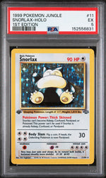 1999 Pokemon Jungle 1st Edition Holo Snorlax #11 PSA 5