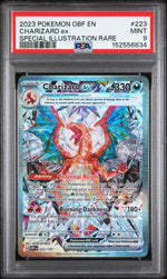 2023 Pokemon Scarlet and Violet Obsidian Flames Special Illustration Rare Charizard Ex #223 PSA 9
