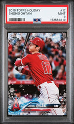 2018 Topps Holiday Snowflake Shohei Ohtani #HMW17 PSA 9