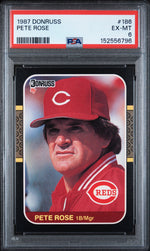 1987 Donruss Pete Rose #186 PSA 6