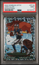2022 Donruss Optic Downtown Josh Allen #DTJA PSA 9
