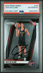 2024 Panini Prizm WNBA Caitlin Clark #145 PSA 0