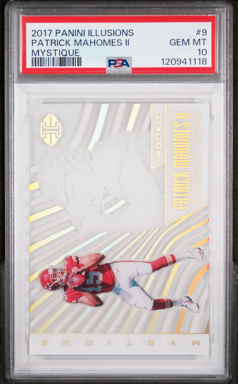 2017 Panini Illusions Mystique Patrick Mahomes II #MY-9 PSA 10