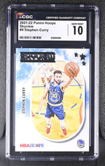 2021 Hoops #9 Stephen Curry Skyview CGC 10