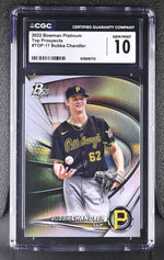 2022 Bowman Platinum #TOP-17 Bubba Chandler Top Prospects CGC 10
