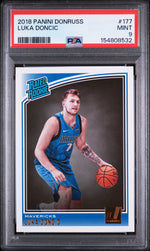 2018 Donruss Rated Rookie Luka Doncic #177 PSA 9