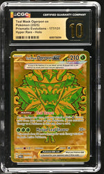 2025 Prismatic Evolutions # Teal Mask Ogerpon ex Hyper Rare - Holo 6085738294 CGC 10