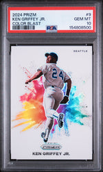 2024 Panini Prizm Color Blast Ken Griffey Jr. #9 PSA 10