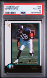 1998 Bowman Randy Moss #182 PSA 10