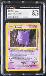 1999 Pokemon #5/62 Gengar Fossil CGC 8.5
