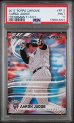 2017 Topps Chrome Freshman Flash Aaron Judge #FF11 PSA 9
