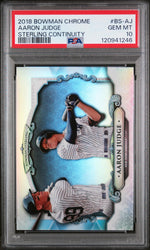 2018 Bowman Sterling Refractor Aaron Judge #BSAJ PSA 10