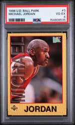 1996 Upper Deck Ballpark-Jordan Michael Jordan #3 /5 PSA 4