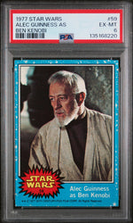 1977 Star Wars Ben Kenobi Alec Guinness #59 PSA 6