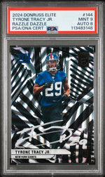 2024 Panini Elite Razzle Dazzle Tyrone Tracy Jr. #144 PSA 9