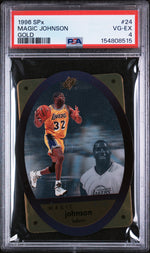 1996 Spx Gold Magic Johnson #24 PSA 4