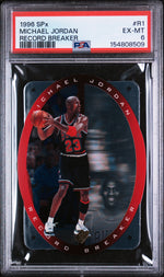 1996 Spx Record Breaker Michael Jordan #R1 PSA 6