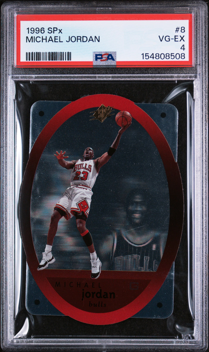 1996 SPx Michael Jordan #8 PSA 4