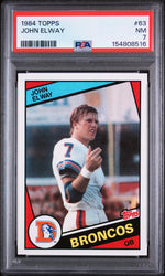1984 Topps John Elway #63 PSA 7