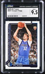 2025 Topps #201 Cooper Flagg CGC 9.5