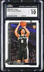 2025 Topps Flagship #202 Dylan Harper CGC 10