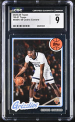 2025 Topps #80BK-58 Cedric Coward CGC 9