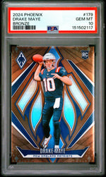 2024 Panini Phoenix Bronze Drake Maye #179 PSA 10
