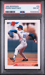 1992 Bowman Pedro Martinez #82 PSA 8